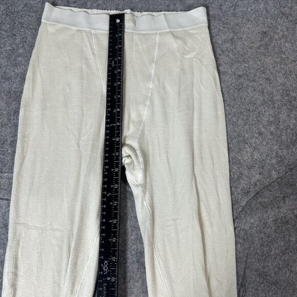 Skims High Rise Stretch Cotton Rib Legging Bone Size Small - Picture 6 of 9